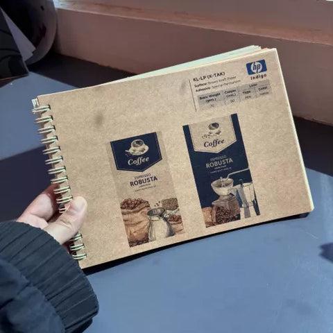 สติกเกอร์กระดาษคราฟท์น้ำตาล 13x19 นิ้ว ขนาด A3+