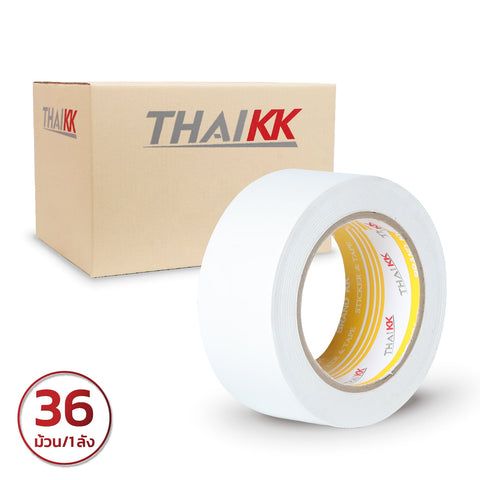 เทปตีเส้น เทปพีวีซี เทปกั้นพื้นที่  2 นิ้ว x 33 เมตร (150 ไมครอน)