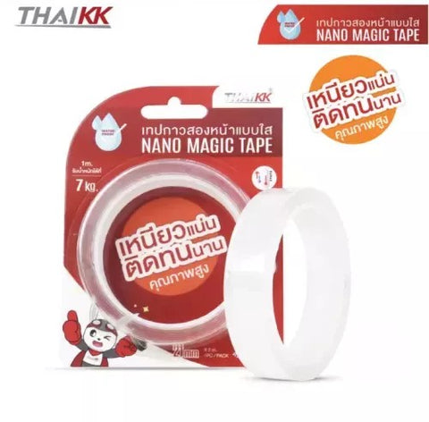 เทปกาวสองหน้าใส เทปนาโน แรงยึดเกาะสูง ขนาด S (21 มม.X2 ม.)
