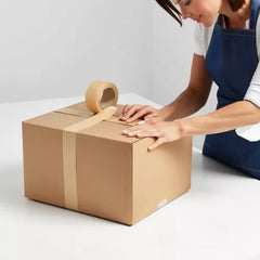 เทปกระดาษกาวในตัว เทปคราฟท์ 2 นิ้ว x 30 หลา (KK YELLOW)