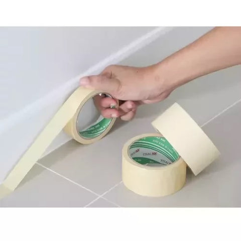 เทปกระดาษกาวย่น เทปหนังไก่ 2 นิ้ว x 20 หลา