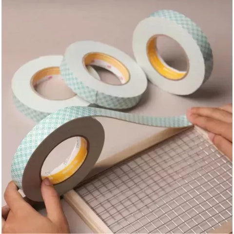 เทปโฟมกาวสองหน้า พิมพ์ลายเขียว 1 นิ้ว x 10 เมตร