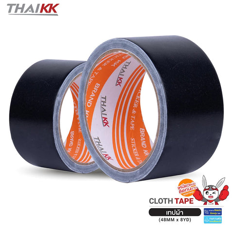 เทปผ้า เทปแล็คซีน Cloth tape สีเทา 2 นิ้ว x 8 หลา